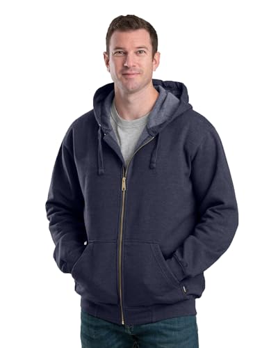 Berne Men's Heritage Full-Zip Hooded Sweatshirt