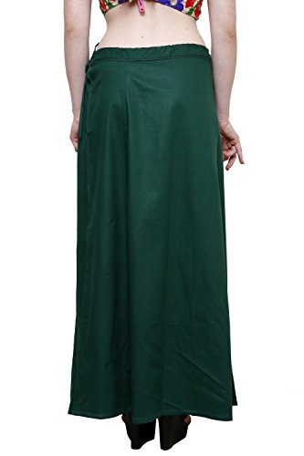 Image of Pistaa's combo of Women's Cotton Best Plain Solid Indian Readymade Inskirt Saree petticoats