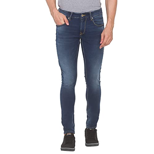 Image of spykar Men's Cotton Supper Skinny Low-Rise Jeans (SS-01BB-02)