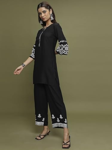 Image of Vishudh Women's Kurta | Regular Fit | Trendy Ethnic Top for Everyday Comfort