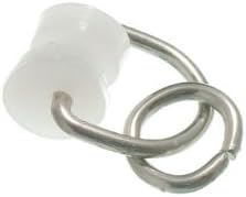 100 X Curtain Track Glider Closed Eye Hook with Nylon Twin Runner