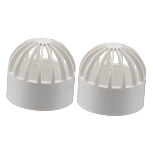 YARNOW 2個透気帽 水槽用透水カバー 海鮮池フィルター網 水ク用アクセサ