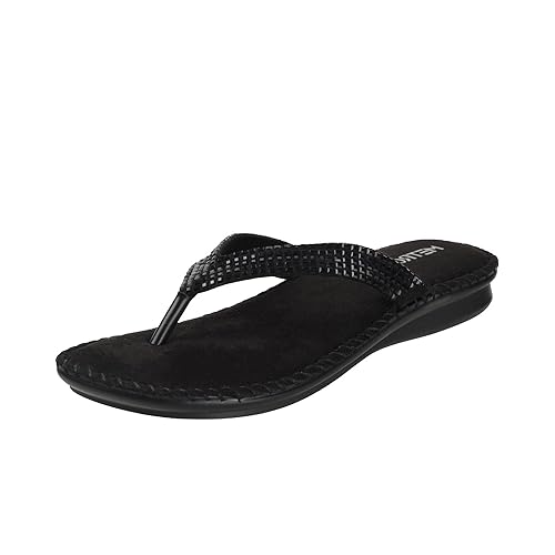 Image of Metro Women's Gold Embellished Casual Comfort Fashion Slippers