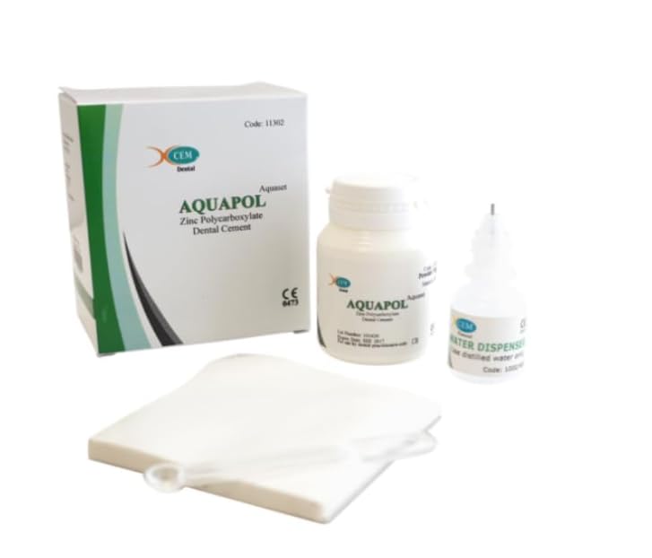XCEM Aquapol 50gm powder | Dental Luting Cement | Zinc Polycarboxylate (water set)-image-37