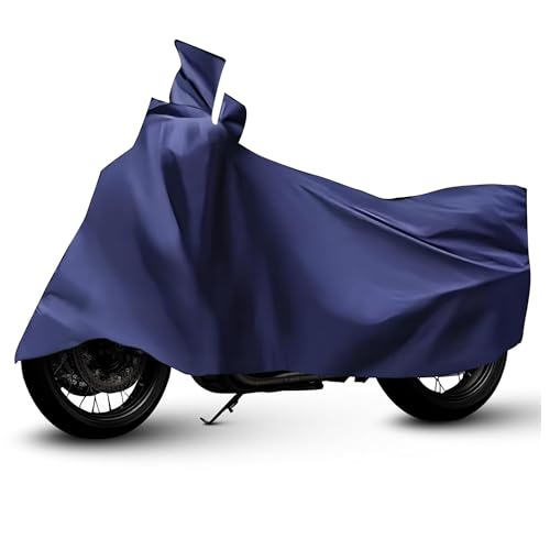Image of Sulfar Universal Bike Cover UV Protection & Dustproof Bike Body Cover for Two Wheeler Bike Scooter Scooty Activa (Blue)