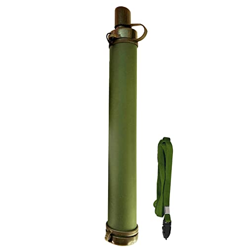LYEAA Outdoor Portable Camping Filter, Straw Water Purifier Filtration System Portable Filter Outdoor Wild Life Emergency Hiking Drinking Water