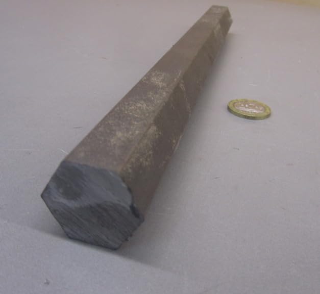 4140 Alloy Steel Hex Rod 1.00" Hex x 1 Foot Length 1 Piece