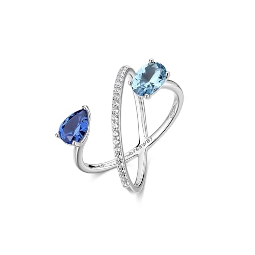 Bague femme en argent Brosway Freedom Blue Collection Fancy FFB134