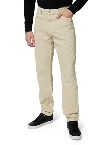 Tommy Hilfiger Herren Jeans Hose Tapered Harlem Mid Rise, Elfenbein (Soft Cream), 30W/36L – Ansicht 1