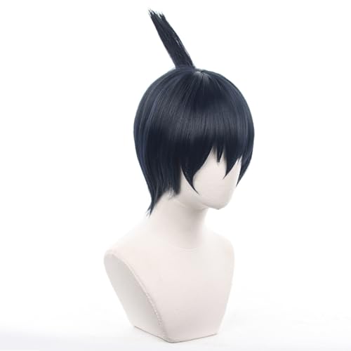Image of YukiHalolj Anime Wigs for BY Cosplay Wig - Black Long Resistant Synthetic Wig for Role Play with Wig Cap for Festival,Costume Party