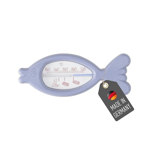 Lantelme Termometro da Bagno con Pesce Viola