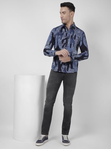 Image of Numero Uno Men's Charcoal Grey Skinny Sustainable Stretchable Jeans