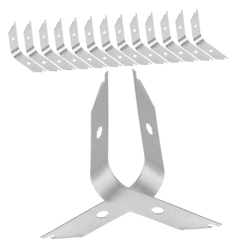 Image of 100pcs Picture Frame Backing Spring Clips Easy Installation Multi Use Wall Hanging Hardware for Photos and Art Display Durable Aluminum Alloy Design Versatile Picture Clips