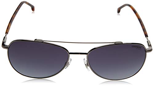 Carrera 224/S Pilot Sunglasses, Silver/Gray Shaded, 58mm, 17mm2