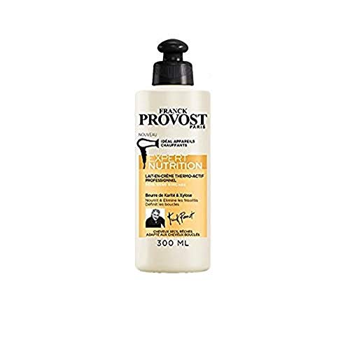 FRANCK PROVOST Nutrition Lait-en-Crème Thermoactif Professionnel Cheveux Secs/Rêches Adapté aux Cheveux Bouclés 300 ml