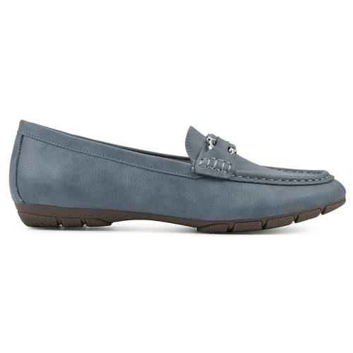 Image of CLIFFS BY WHITE MOUNTAIN Women's Glaring Cushioned Loafer Flat
