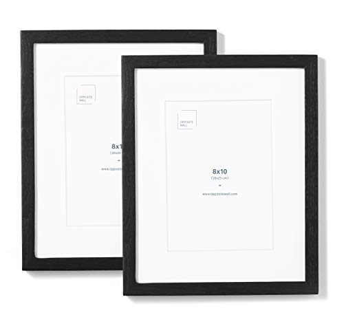 (8X10 In | 20X25 Cm) Black Solid Oak Wood Picture Frame Poster Frame Wall Photo Frame #TOP10