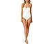Anne Cole Women's Twist Front Shirred One Piece Swimsuit, White, 12