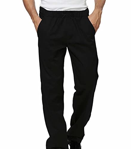 Siggi Pantaloni Josh Nero,Uomo,L