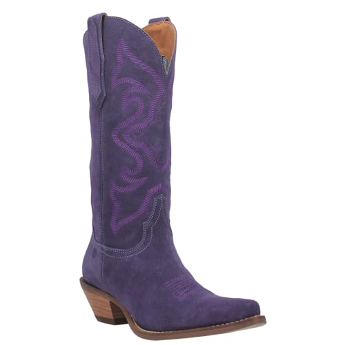 Image of Dingo Womens Out West Embroidered Snip Toe Casual Boots Mid Calf Mid Heel 2-3 inch