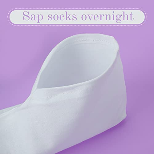 Sibba 2 Pairs Moisturizing Socks Overnight, Cosmetic Moisturizing Socks For Women And Men, Lotion Moisturizing Socks Spa Overnight Absorbing For Dry Cracked Feet (2 Pairs) #TOP5
