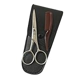 Mipcase Augenbrauenschere und Schnurrbarttrimmer Satz Edelstahl Rostfrei...