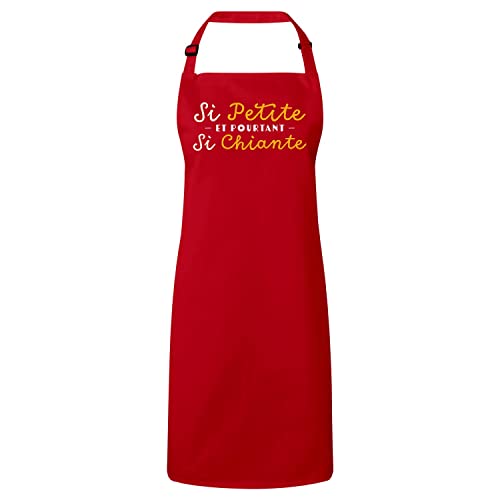 Tablier cuisine humour femme si petite et pourtant si chiante idée cadeau