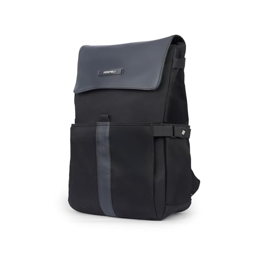Image of Assembly Kairo 23L Laptop Backpack for Men Women 15.6 Inch Premium PU Leather Office Travel Bag with Tablet Compartment