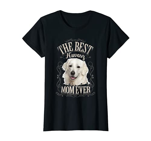 Mujer Best Kuvasz Mom Ever Funny Kuvasz Dog Lover Gifts Vintage Camiseta