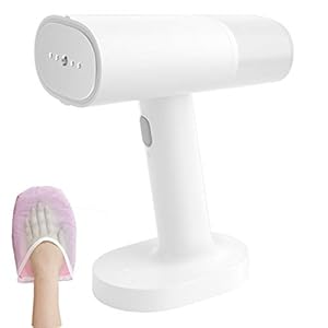 F FABOBJECTS Garment Ironing, Hand Held Steam Iron, Household Small Vertical Electric Iron, Mini Portable Steam Ironing For Travel Dormitory, Fast Heating,White