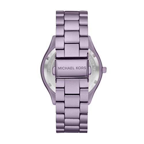 Image of Michael Kors Women's Quartz Watch with Metal Strap, Purple, 20 (Model: MK4540)