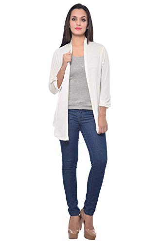 Image of Frenchtrendz Womens's Viscose Crepe Shrug(Size: XS-4XL)