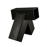 Relaxdays Schaukelverbinder, A-Form, 100°-Winkel, 90x90 mm Kantholz, pulverbeschichteter Stahl, Schaukelwinkel, schwarz