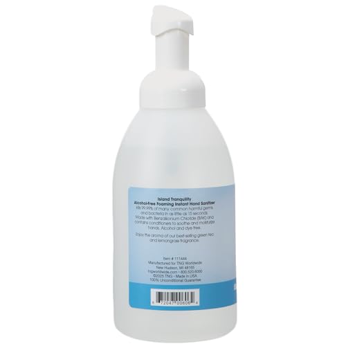 Image of ForPro Alcohol-Free Foaming Instant Hand Sanitizer, 20 Fl Oz (Pack of 6) - Moisturizing, Dye-Free Formula, Island Tranquility Scent