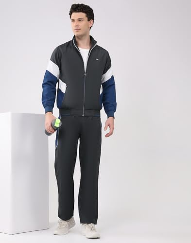 Image of Monte Carlo Men's Regular Fit Round Neck Full Sleeve Solid Tracksuit | Warm Soft Material | Stylish Comfort Fit | Perfect Sports and Casual Winter Wear for Men (Pack Of 1)