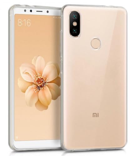 Movilear Funda Carcasa Gel Transparente para Xiaomi Mi 6X 4G / Mi A2 4G, Ultra Fina 0,33mm, Silicona TPU de Alta Resistencia y Flexibilidad FGTR