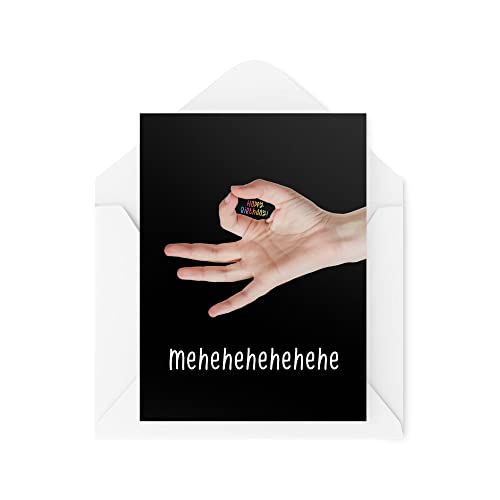 Divertente novità biglietti d'auguri | Meheheheheh...