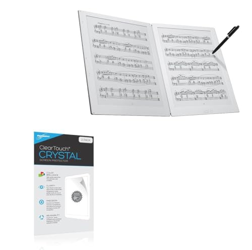 BoxWave Screen Protector Compatible with Terrada Music Gvido - ClearTouch Crystal (2-Pack), HD Film Skin - Shields from Scratches