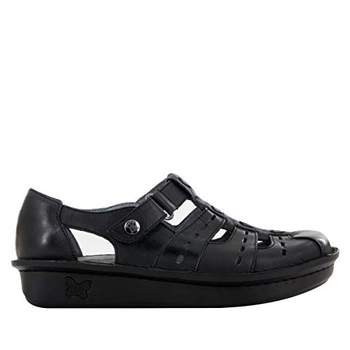 Image of Alegria Women's Pesca Fisherman Leather Sandal