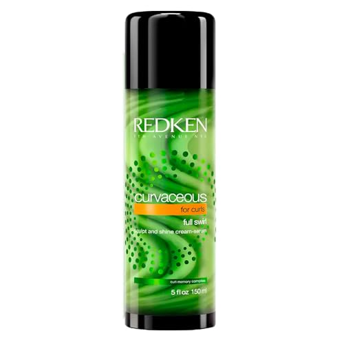 REDKEN Curvaceous Full Swirl Cream-Serum for Curly Hair, Seals In Moisture While Locking Out Humidity, Multicolor, 5 Fl Oz