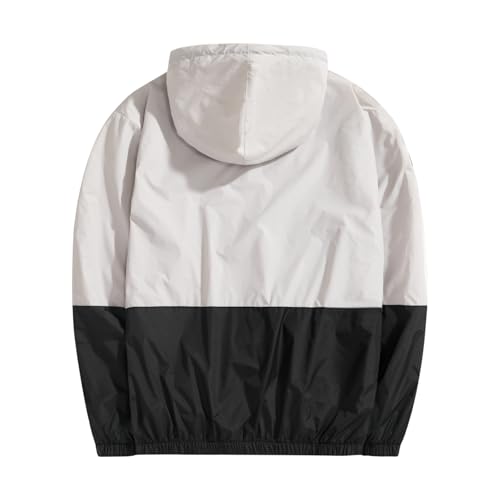 Men's Lightweight Raincoats Shell Hooded Outdoor Rain Coat Hiking Windbreaker Jacket2