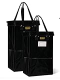 The Wig Bag - Carry Travel Wig Case to Transport your wig. Wig Box Opens full size - Folds flat for Easy Storage – Wig Carry Case to protect your wig (Medium - 16' Tall, Black)
