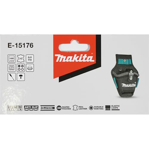Makita E-15176 Schlagschrauberholster, für die Befestigung am Gürtel, für Rechts- und Linkshänder, Polyester, 155 x 75 x 235 mm (LxBxH)