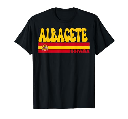 ALBACETE Ciudad España Vintage Estética Vacaciones de Verano Camiseta