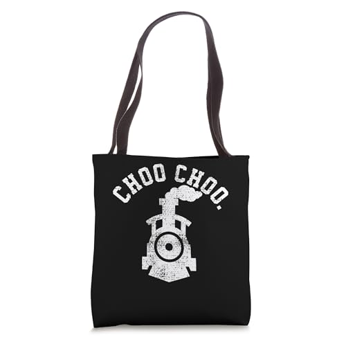 Choo Choo Tain Model Locomotive Lover Railroad Tote Bag
