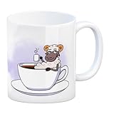 trendaffe Bock auf Kaffee? Kaffeebecher mit lustigem Schafsbock