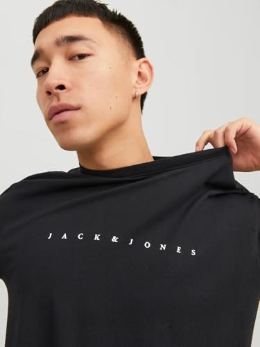 JACK & JONES Herren JJSTAR JJ Tee SS MP, A/2 x Black/White, S 4