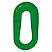 Mr. Chain Connecting Link, Acetal Copolymer, Fits 1"-1.5" Chain, Green, Small, 10/Pk