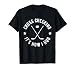 Cross Checking It's How I Hug Funny Ice Hockey T-Shirt