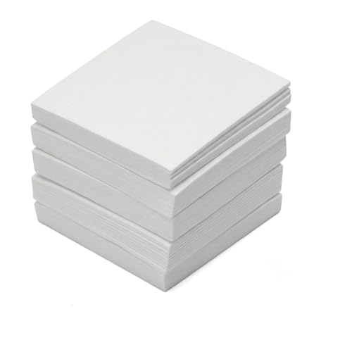 MUCOFEI 100 packs Kiln Shelf Paper 4.7x4.7 Inches Microwave Kiln Paper for Glass Fusing Easy to Cut Smooth Surface Kiln Paper for DIY Glass Art & Jewelry Making
